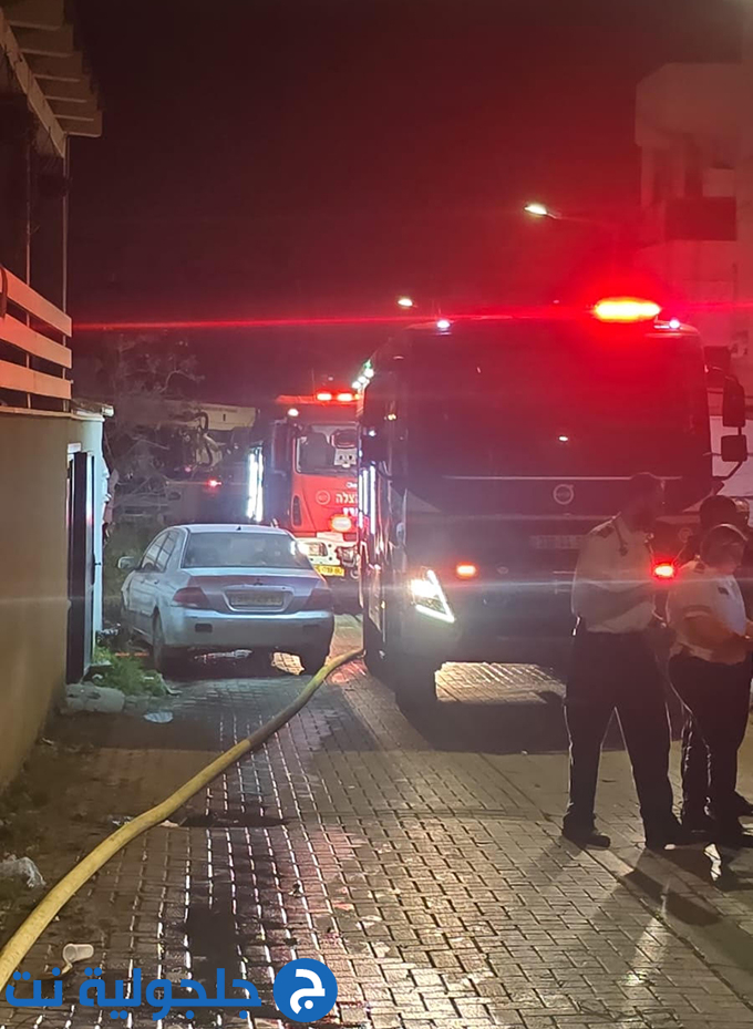 حريق داخل شقة سكنية في جلجولية يتسبب بأضرار مادية جسيمة